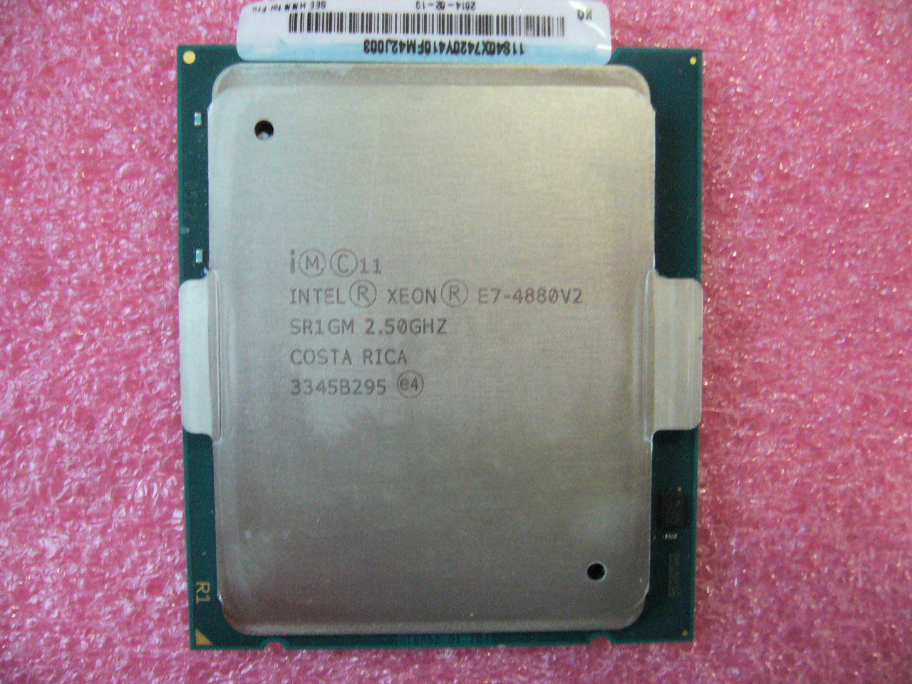 QTY 1x INTEL 15-Cores Xeon CPU E7-4880 V2 2.5GHZ/37.5MB LGA2011-1 SR1GM