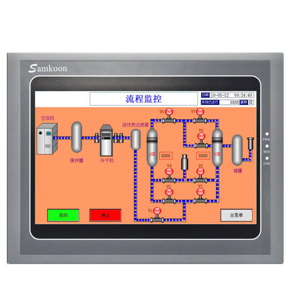 SK-102HS Samkoon HMI Touch Screen 10.2 inch 1024x600 Ethernet replace SK