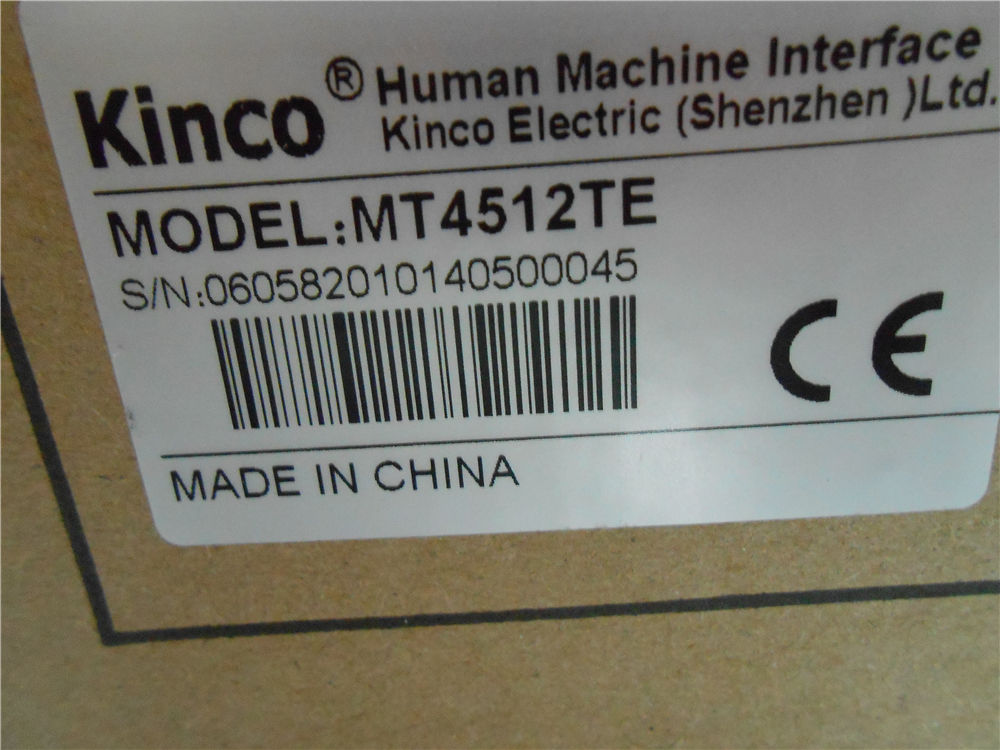 MT4512TE Kinco HMI Touch Screen 10.1inch 800*480 Ethernet with program c