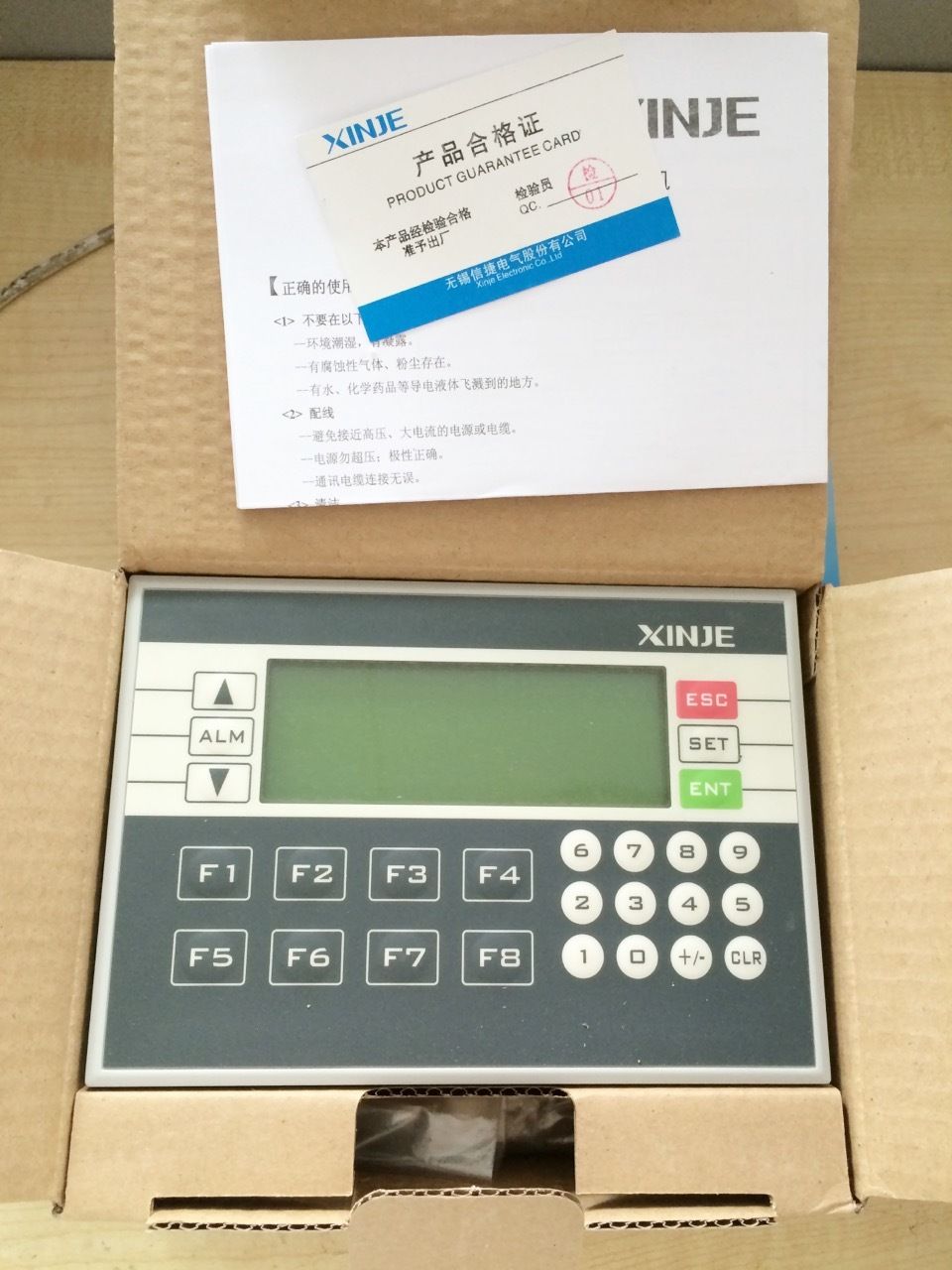 XP3-18R XINJE Integrator of PLC&HMI OP330 operate panel XC3 10DI/8DO