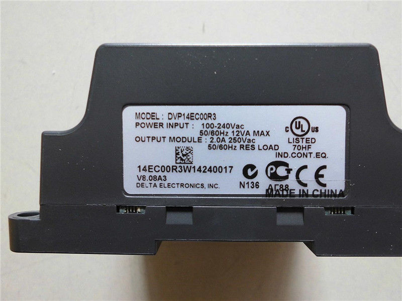 DVP14EC00R3 Delta EC3 Series Standard PLC DI 8 DO 6 Relay 100-240VAC new