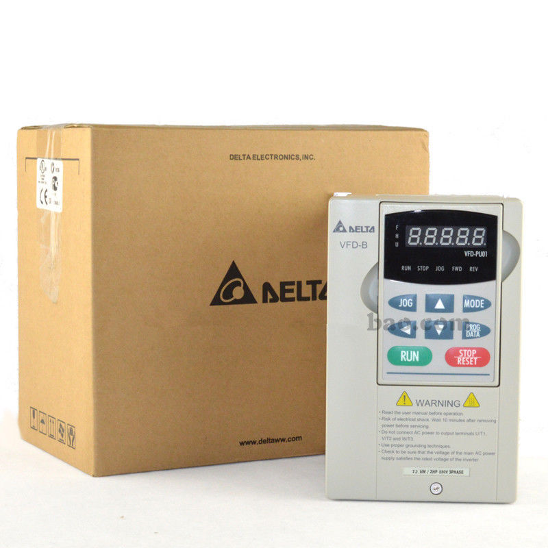 VFD022B23B DELTA VFD-B Inverter Frequency converter 2.2kw 3HP 3 PHASE 22