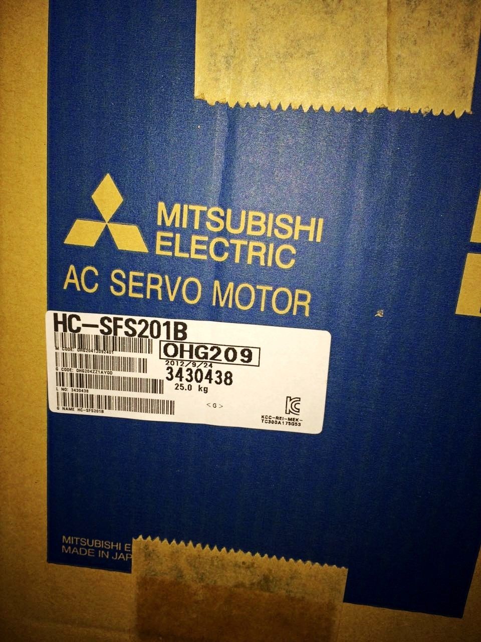 Brand New Mitsubishi SERVO MOTOR HC-SFS201B in box HCSFS201B