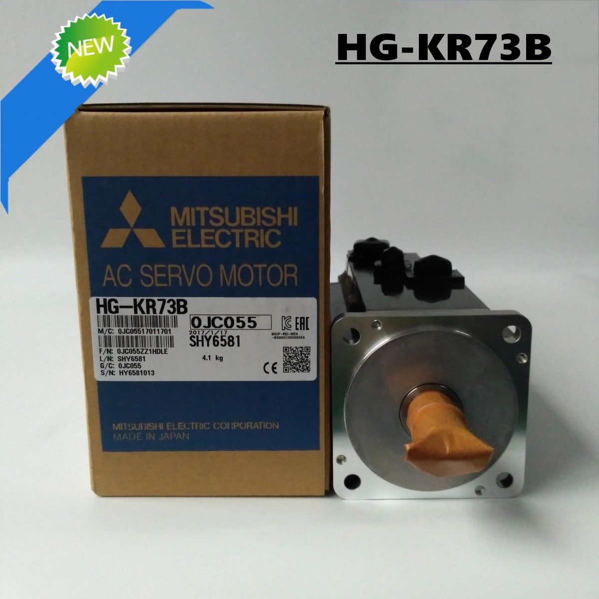 Brand New Mitsubishi Servo Motor HG-KR73 HG-KR73J HG-KR73B HG-KR73BJ IN BOX