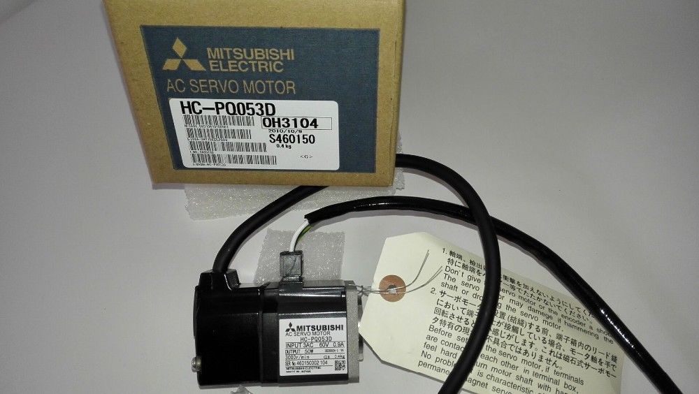 Brand New MITSUBISHI SERVO MOTOR HC-PQ053D HCPQ053D IN BOX