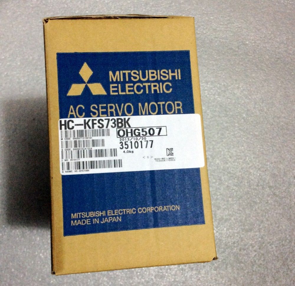 Original New Mitsubishi SERVO MOTOR HC-KFS73BK HCKFS73BK IN STOCK (BY DHL)