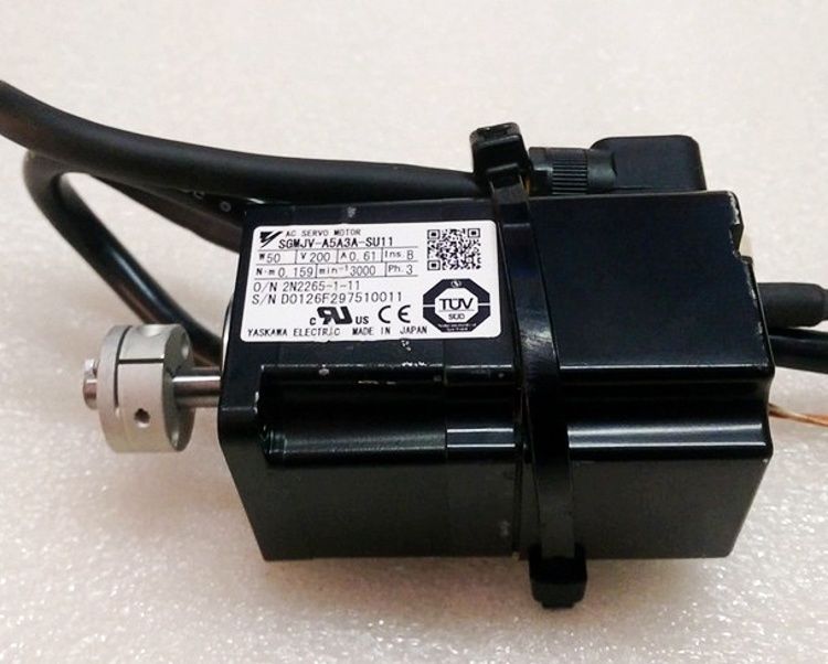 Yaskawa USED 100% TESTED AC SERVO MOTOR SGMJV-A5A3A-SU11 in stock