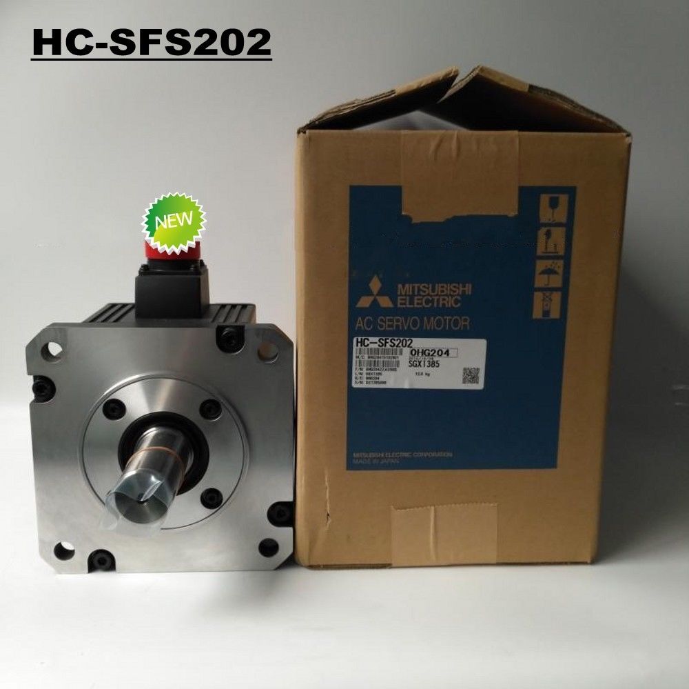 Brand New MITSUBISHI SERVO MOTOR HC-SFS202 HC-SFS202B IN BOX HCSFS202B