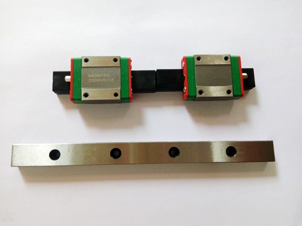 MGN15C Linear Sliding Guide / Block 250 300 350 400 450 500 550mm CNC 3D Printer