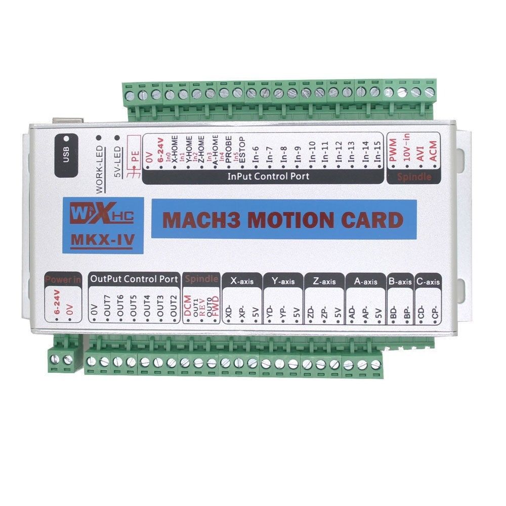 Upgrade XHC MK4 CNC Mach3 Motion Control Breakout Board 2MHz Support Window7