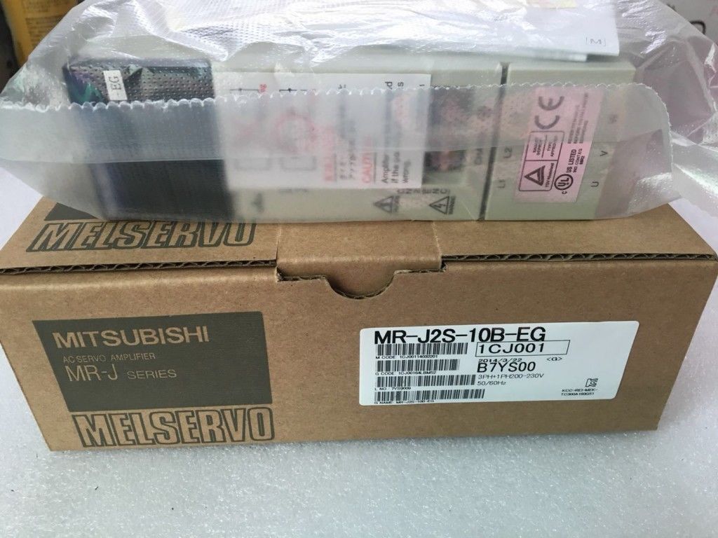 Brand New Mitsubishi Servo Drive MR-J2S-10B-EG In Box MRJ2S10BEG